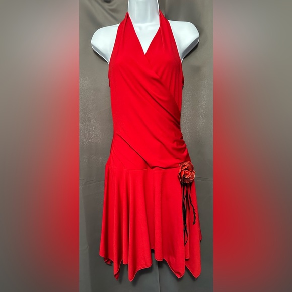 Ruby Rox Dresses & Skirts - Like New-Vintage Style Red Halter Dress - Ruby Rox
